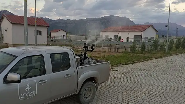 Seydişehir'de sivrisinekle mücadele