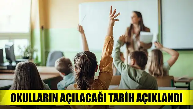 Son Dakika! MEB okulların açılacağı tarihi açıkladı
