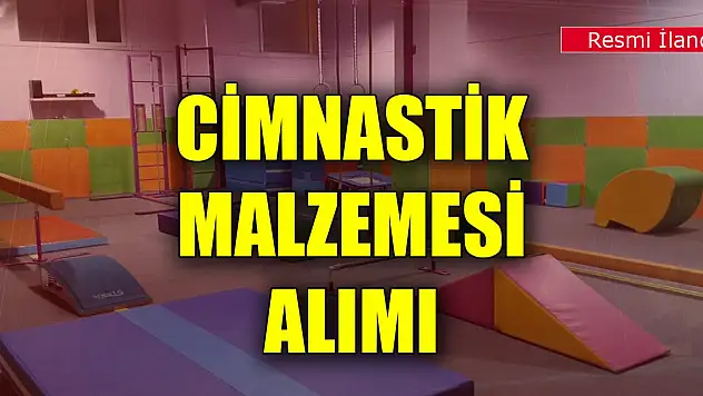 Cimnastik malzemesi alınacak