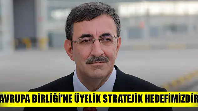 Cumhurbaşkanı Yardımcısı Yılmaz: Avrupa Birliği'ne üyelik stratejik hedefimizdir