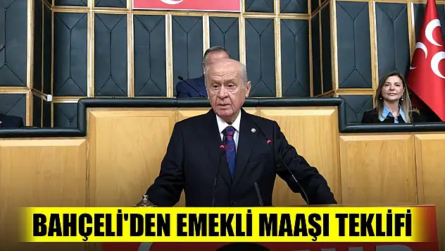 Son Dakika! Bahçeli'den emekli maaşı teklifi