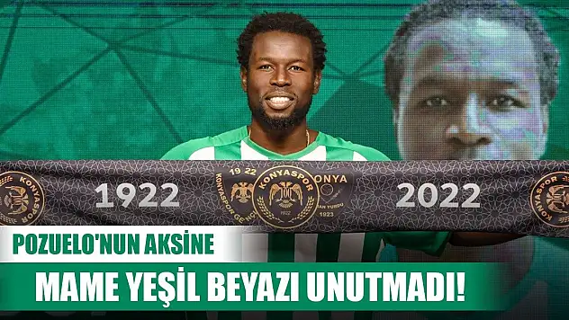 Mame Diouf Konyaspor fotoğraflarını kaldırmadı