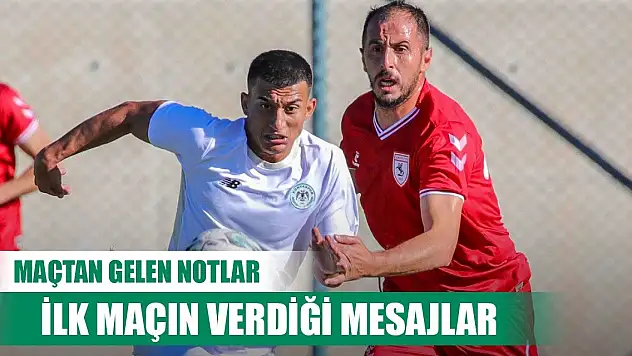 Konyaspor maçından öne çıkan başlıklar