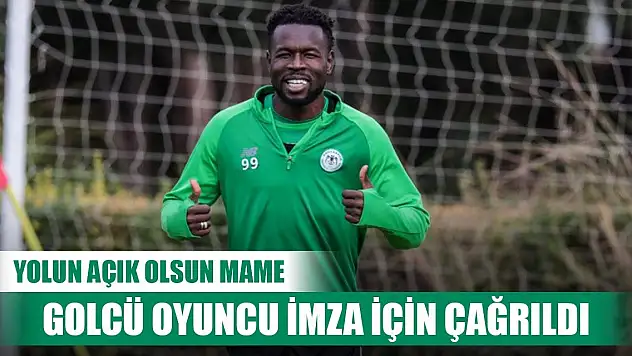 Konyaspor'un eski golcüsü Diouf imza atmaya gidiyor!