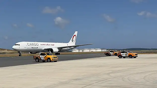 O ülkeden İstanbul Havalimanı'na ilk kargo uçuşu