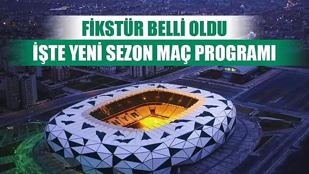 Konyaspor'un fikstürdeki ilk rakibi belli oldu!