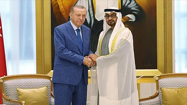 Cumhurbaşkanı Erdoğan, Al Nahyan ile görüştü