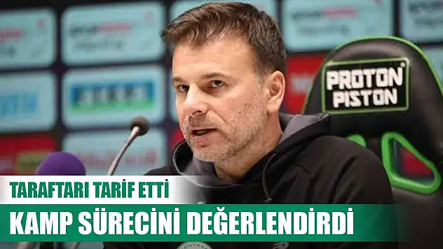 Konyaspor'da Stanojevic kampı ve ligi değerlendirdi