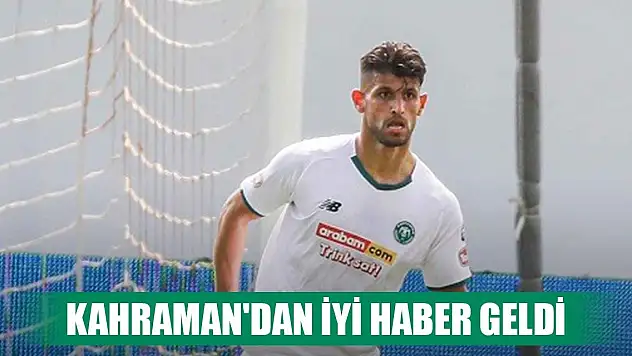 Konyaspor'un savunmacısı için iyi haber geldi