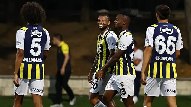 Fenerbahçe hazırlık maçı gol olup yağdı