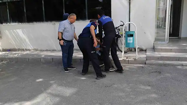 Dilencilere zabıta baskını