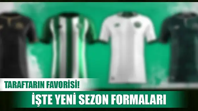 İşte Konyaspor'un yeni formaları!