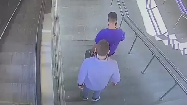 3 yıl önce kavga ettiği adamı Marmaray'da görünce ortalığı birbirine kattı