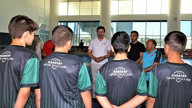 Karatay Yaz Spor Okulları eğitimleri devam ediyor