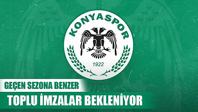 Konyaspor'da transferlerini aynı zamanlı açıklayacak
