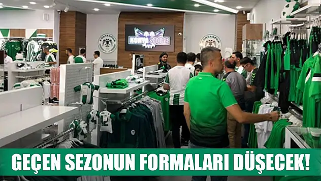 Konyaspor'un eski formalarında indirim bekleniyor