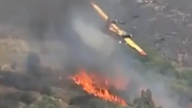 Yunanistan'da yangın söndürme uçağının düşmesi sonucu 2 kişi öldü