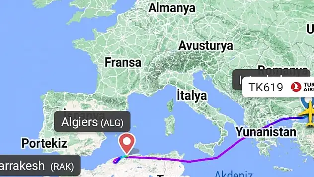 THY'nin Marakeş seferini yapan uçağında bir yolcu intihar etti