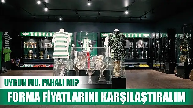 Konyaspor forması ile diğer takımların forma fiyatları