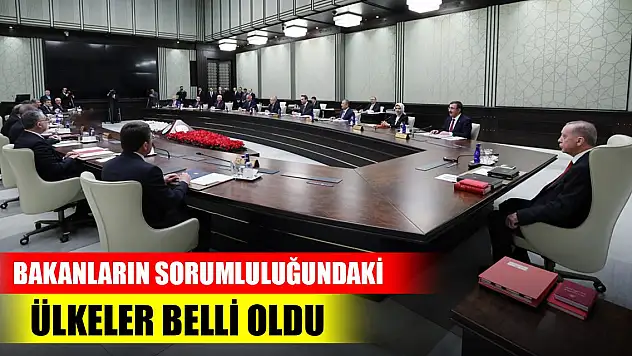 Karma Ekonomik Komisyon Eşbaşkanlıkları genelgesi yayımlandı: Bakanların sorumluluğundaki ülkeler belli oldu