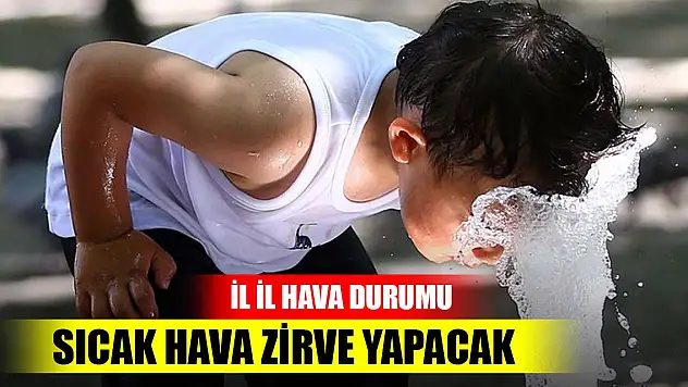 Meteoroloji uyardı! Hava sıcaklığı 9 derece artacak