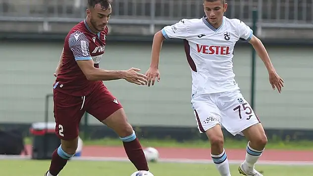 Trabzonspor hazırlık maçında farka gitti