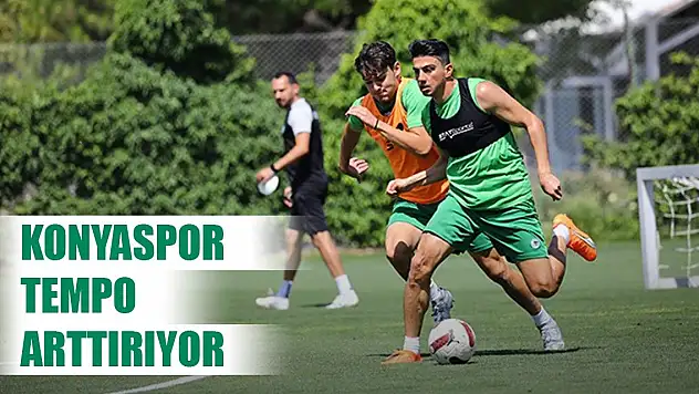 Konyaspor'da çalışmalar devam ediyor