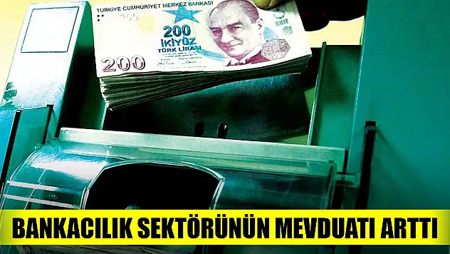 Bankacılık sektörünün mevduatı arttı