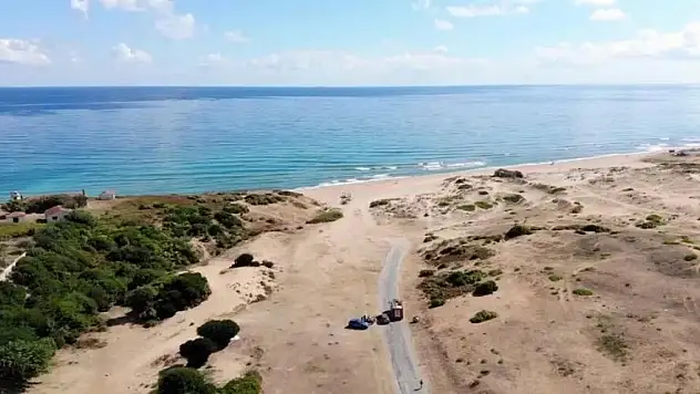 Sahil kapatıldı: Denizde 28 adet top mermisi bulundu