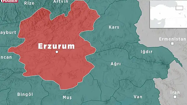 Erzurum'da 4,1 büyüklüğünde deprem
