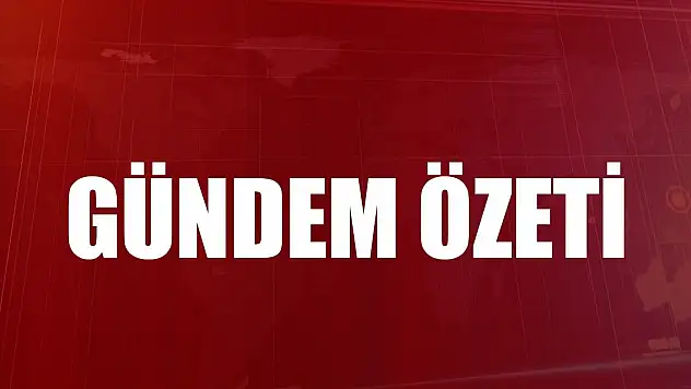 29 Ekim 2023 gündem özeti