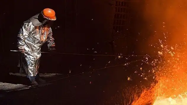Türkiye'de yılın ilk yarısında 15,9 milyon ton ham çelik üretildi