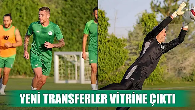 Konyaspor'un yeni transferleri çalışıyor!
