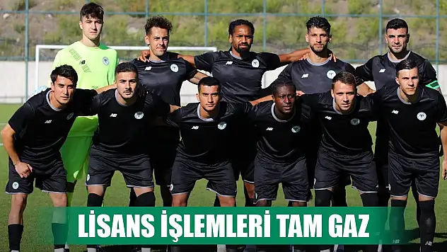 Konyaspor yeni sezon için lisans yeniliyor