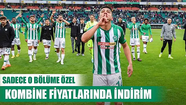 Konyaspor'da indirimli kombine mesajı!
