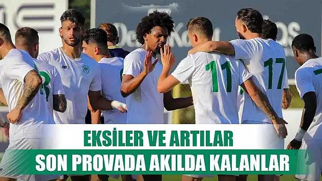 Ankaragücü- Konyaspor, Maçtan akılda kalanlar!