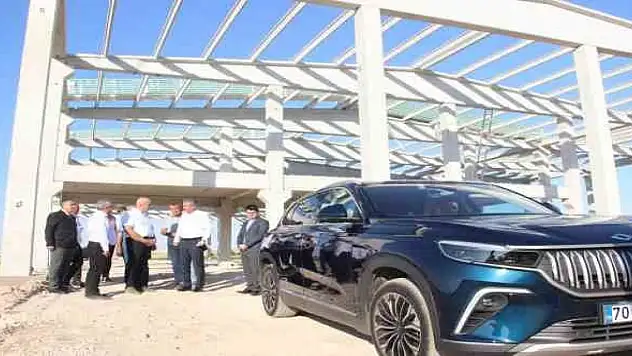 Türkiye'nin ilk elma borsa binası hızla yükseliyor