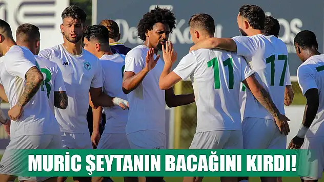 Konyaspor'da Muric kilidi açtı
