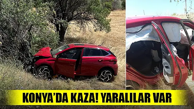 Konya'da trafik kazası! Yaralılar var