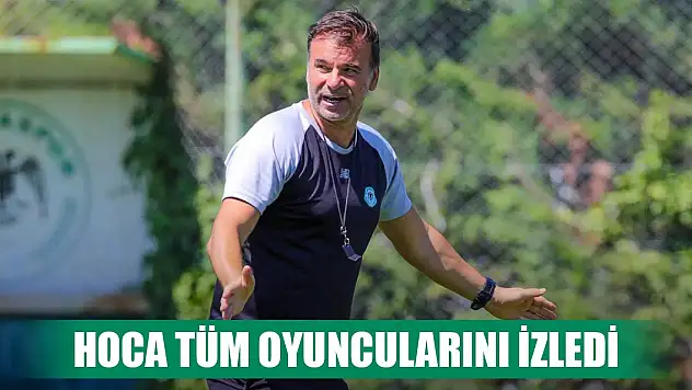 Konyaspor'da Stanojevic gözlemini yaptı