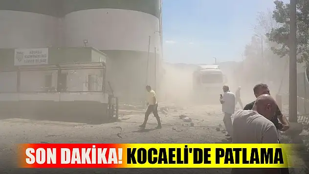 Son Dakika! Kocaeli'de patlama