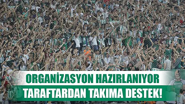 Konyaspor'da taraftarlardan takıma destek!