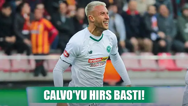 Konyaspor'da Calvo'dan haber var