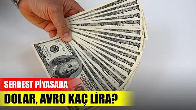 Serbest piyasada dolar, avro kaç lira? Günün açılış fiyatları