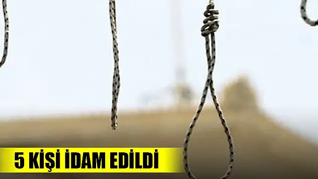 İran'da 5 kişi idam edildi! Sebebi ise...