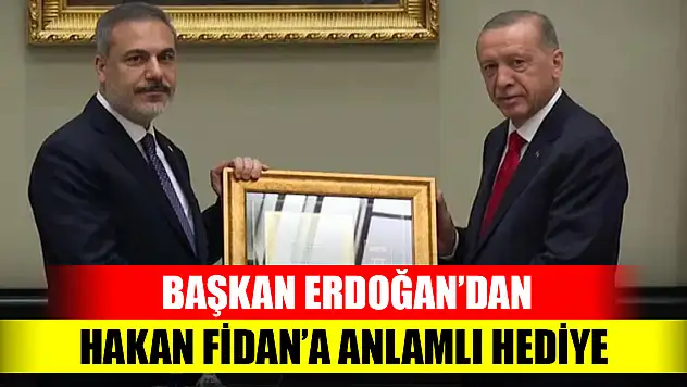 Erdoğan'dan Hakan Fidan'a 'üstün hizmet madalyası'