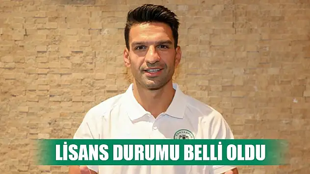 Konyaspor'da Demir'in lisansı çıkartılıyor