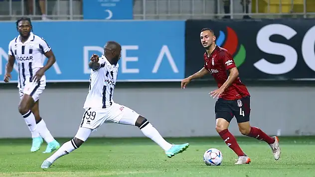 Beşiktaş, Azerbaycan'dan avantajla döndü