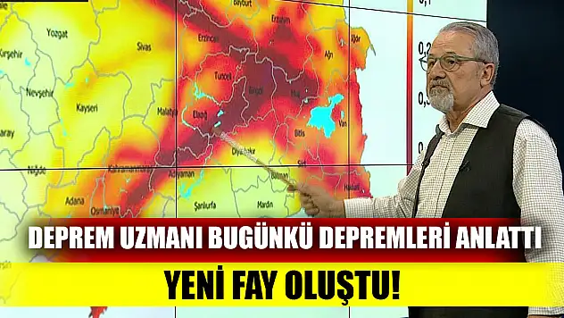 Deprem uzmanı bugünkü depremleri anlattı: Yeni fay oluştu!
