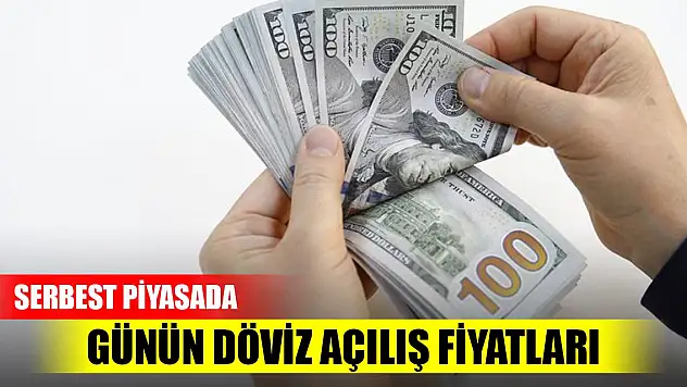 Serbest piyasada günün döviz açılış fiyatları